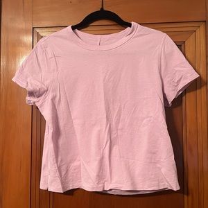 Lululemon Classic Fit Cotton T Shirt - Pink Peony